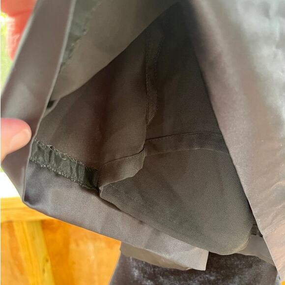 BCBGeneration Black Satin Mini Cocktail Dress Size 6. NEW - Picture 9 of 12